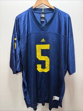Adidas Michigan Wolverines #5 Football Jersey Size 2XL Size 36x30